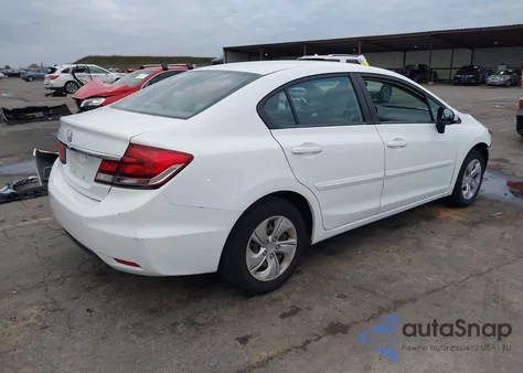 2014 Honda Civic Lx из США, поврежденный, VIN 2HGFB2F5XEH516518